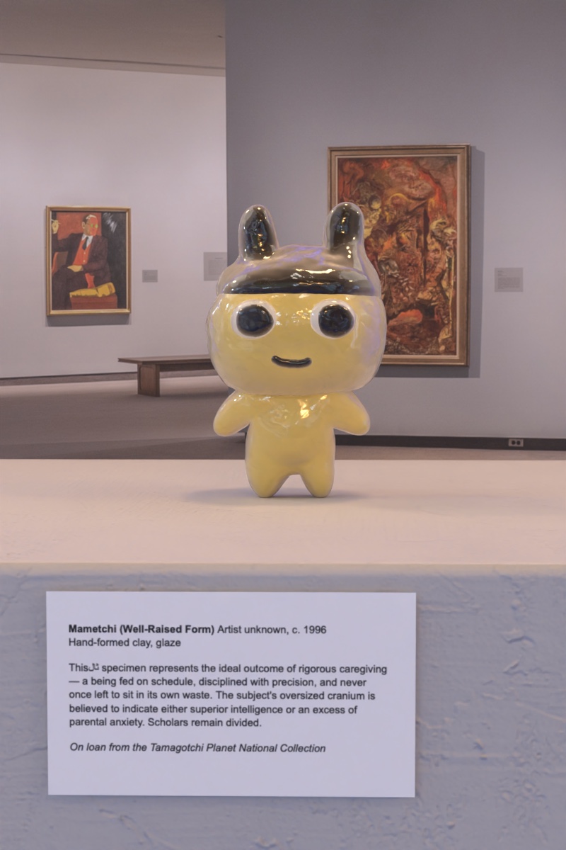 a 3d rendered mametchi