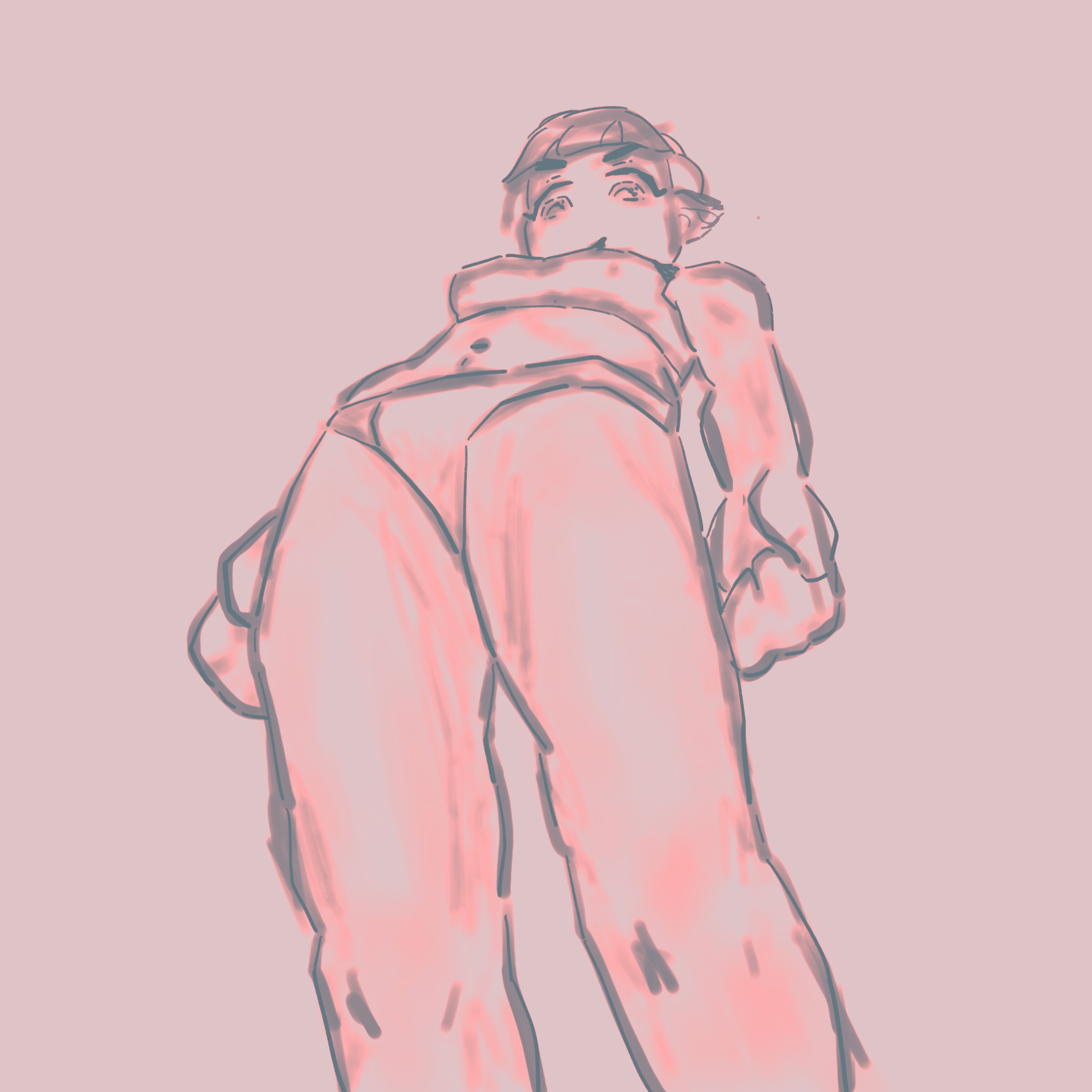 looking up at mami