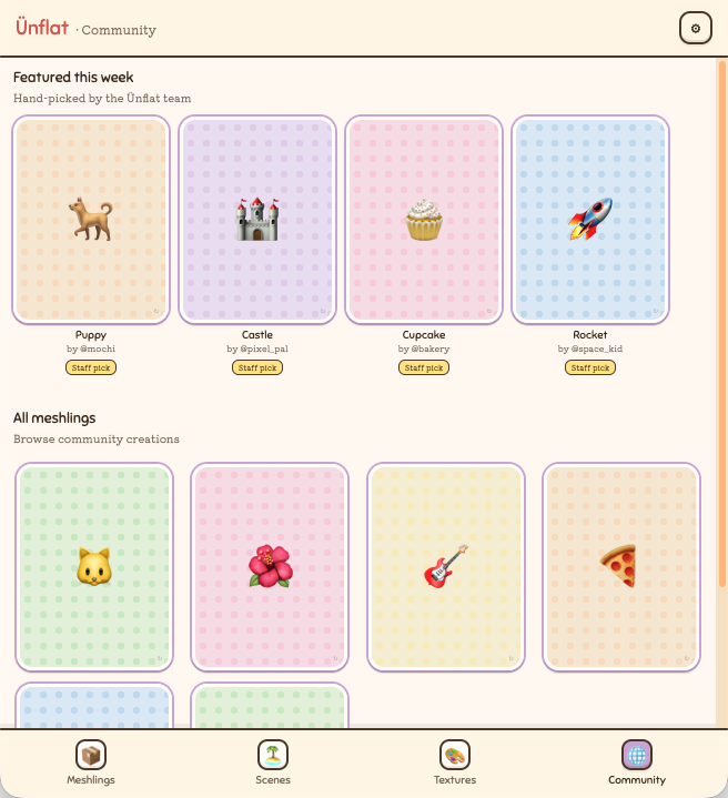 community features